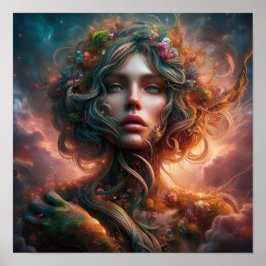 Poster A.I. Bonita Deusa da Natureza