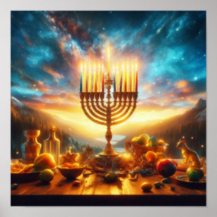 Poster A.I. Hanukkah