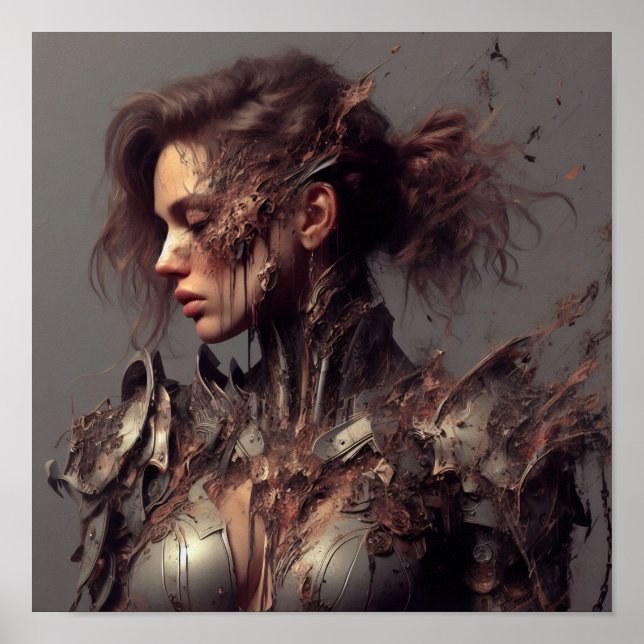 Poster A.I. Lama Cu Fêmea Calada Cavaleiro (Frente)