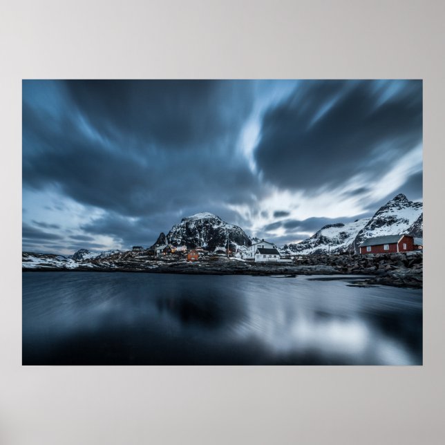 Poster Å i Lofoten - Noruega (Frente)