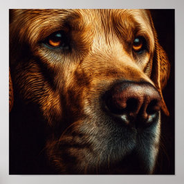 Poster A.I. Sad Labrador