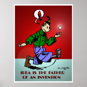 Poster A ideia é o pai de uma invenção