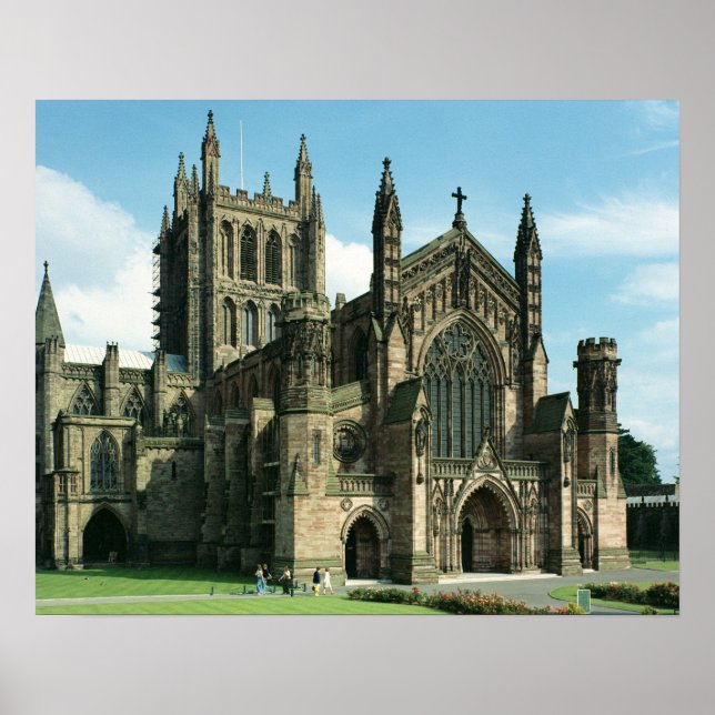 Póster A Igreja Catedral da Virgem Abençoada Maria e (Frente)