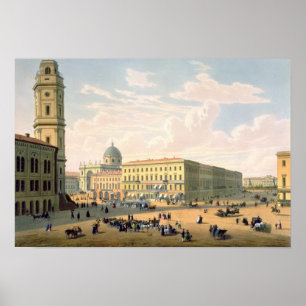 Poster A Igreja Católica e a Rua Mikhailovskaya