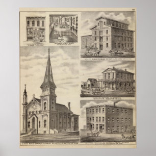 Póster A igreja católica romana de St John, Minnesota