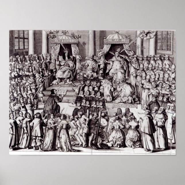 Póster A Igreja da Inglaterra Contra a Papada (Frente)