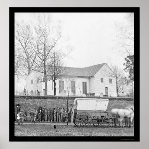 Póster A igreja de St John em Richmond, VA 1865