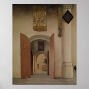 Poster A igreja de St. Laurens, Alkmaar, 1661