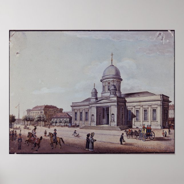 Poster A Igreja do Castelo e da Catedral, Berlim (Frente)