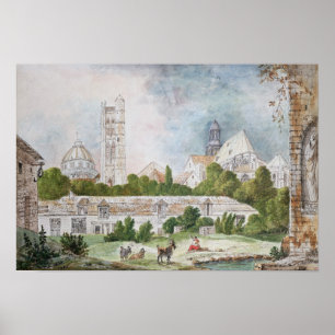 Poster A igreja nova de Sainte-Genevieve