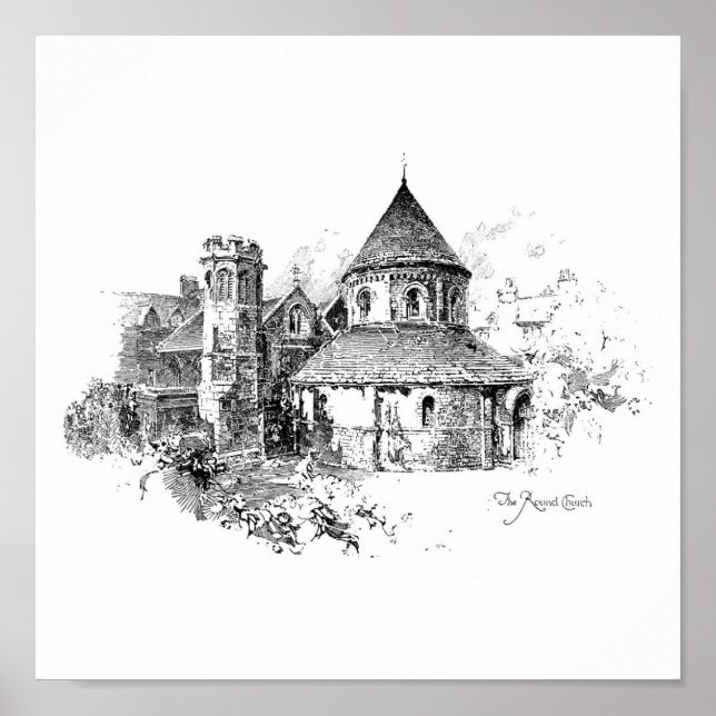 Póster A Igreja Redonda (Frente)