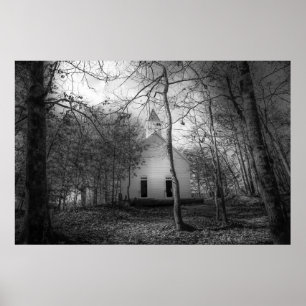 Póster A igreja velha da angra de Great Smoky Mountains