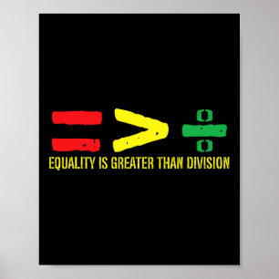 Poster A Igualdade É Maior Que A Divisão Juntede Junho