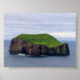 Poster A ilha com uma casa