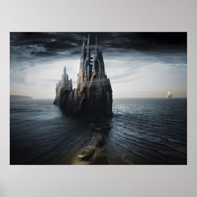 Poster A ilha das esperanças perdidas (Frente)