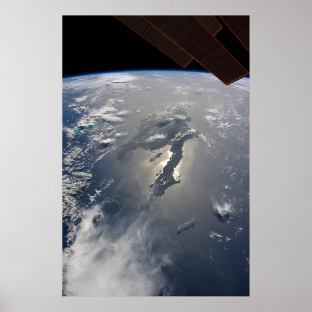 Poster A Ilha De Hispaniola Com Sunglin (Frente)