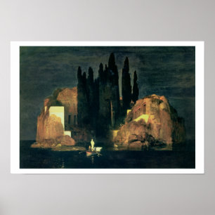 Poster A ilha do morto, 1880 (óleo em canvas)