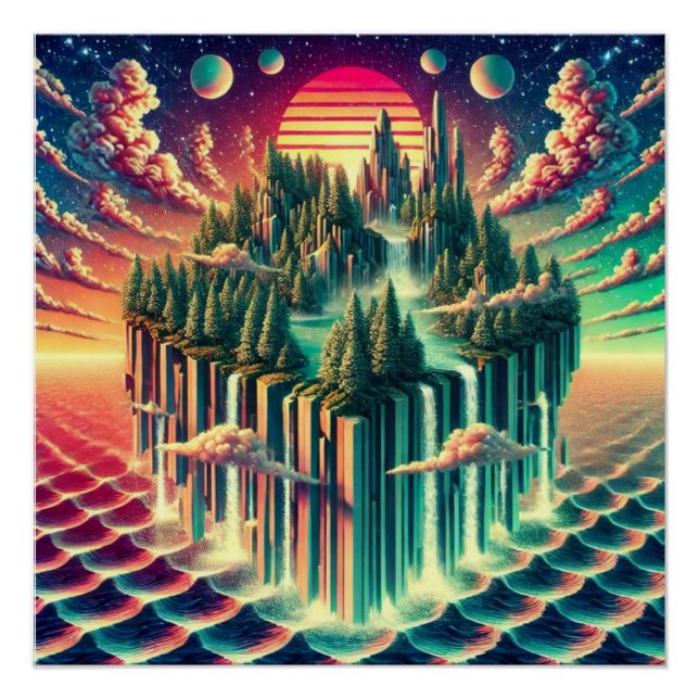 Póster A Ilha do Sonho: Uma Viagem Metáfora (Frente)