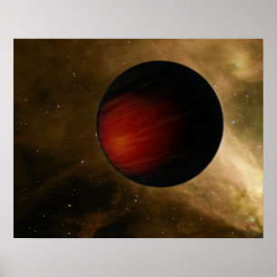 Póster A ilustração de um Jupiter quente chamou HD