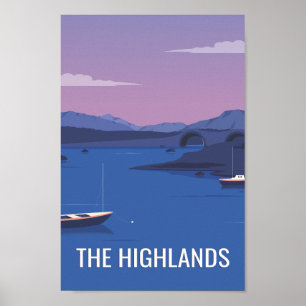 Poster A ilustração do lugar da Viagem