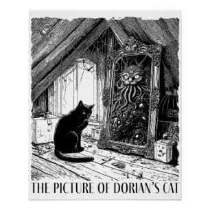 Póster A Imagem do Gato de Dorian