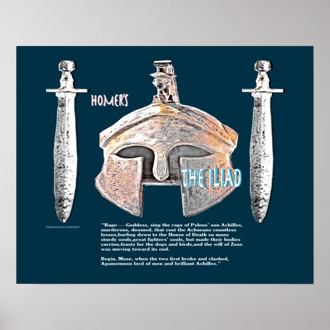 Póster A imagem/texto Iliad (Frente)