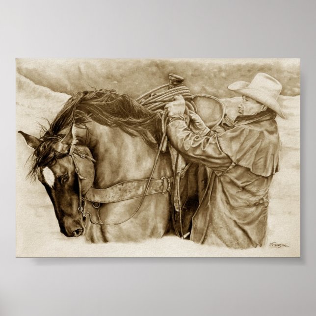 Poster A impressora CANVAS para o trabalho (Frente)