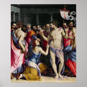 Póster A incredulidade de St Thomas, c.1547