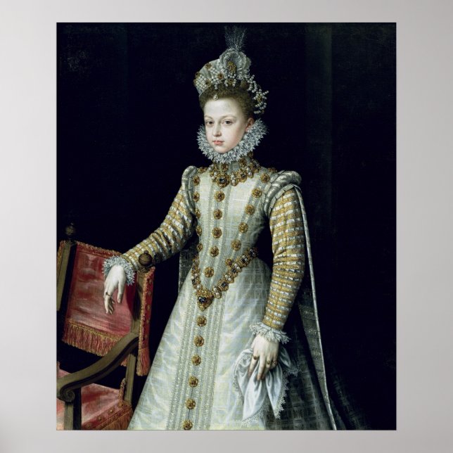 Póster A Infanta Isabel Clara Eugenie 1579 (Frente)