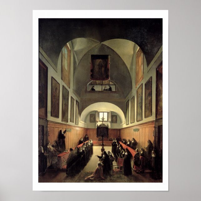 Póster A iniciação de um jovem novice de Albano no (Frente)