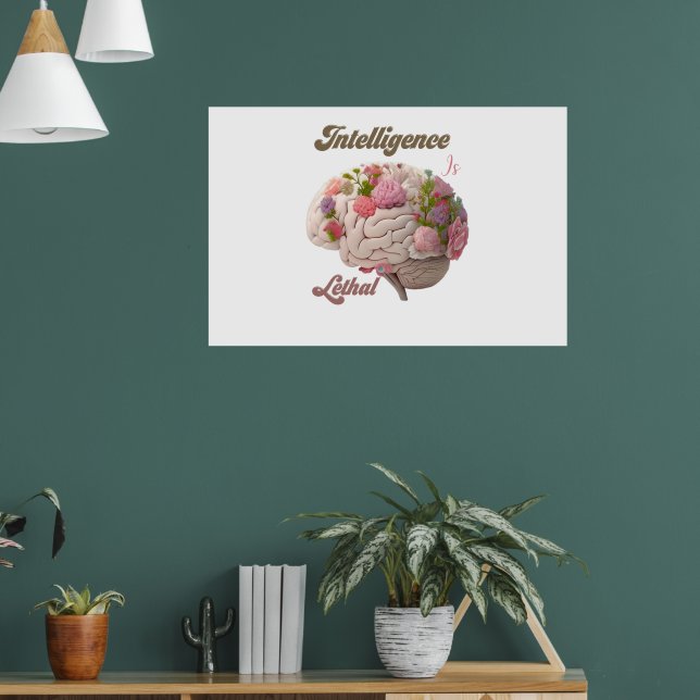 Poster A Inteligência É Letal (Sala de Estar 1)