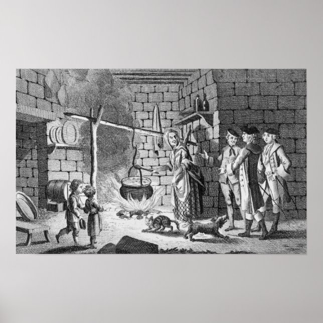 Póster A introdução do Dr. Samuel Johnson a uma Highland (Frente)