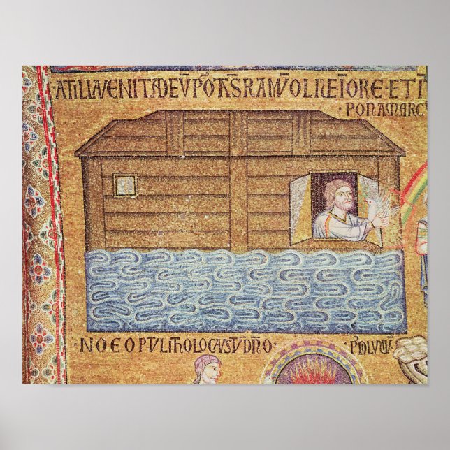 Póster A Inundação, do Atrium, detalhe de Noé (Frente)