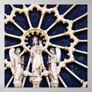 Póster A janela cor-de-rosa de Notre Dame