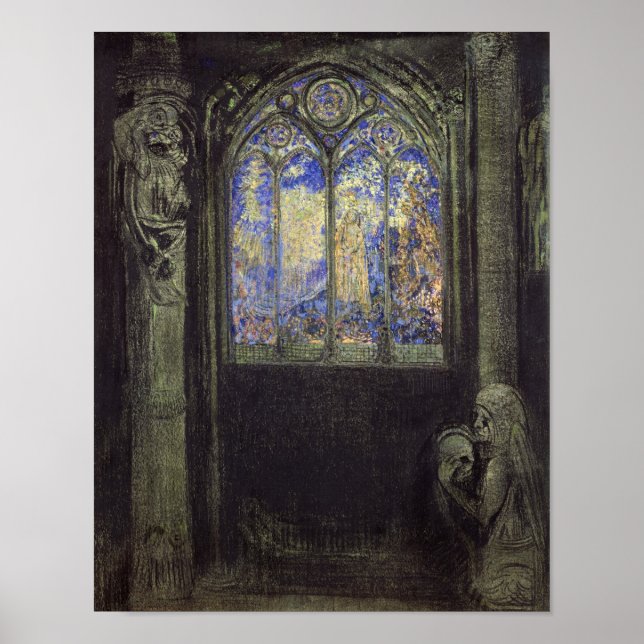 Poster A Janela De Vidro Estreita, 1904 (Frente)