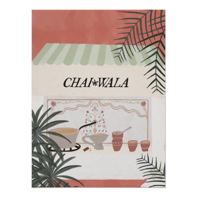 Póster A Janela do Chai Wala (Frente)
