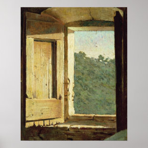 Poster A janela (óleo em canvas)