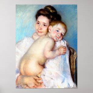 Poster A Jovem Mãe, Cassatt