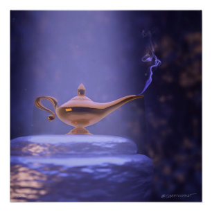 Póster A lâmpada do Genie