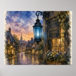 Poster A Lanterna Azul ao Crepúsculo, Placa RH-WC-002