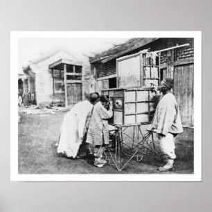 Póster A lanterna mágica, c.1870 (foto de b/w)