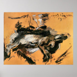 Póster A lebre por Lovis Corinth