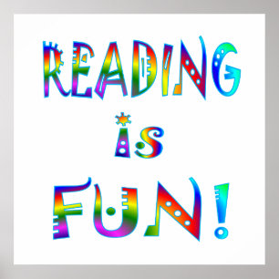Póster A leitura é divertimento