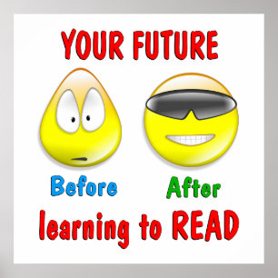Poster A leitura é seu futuro