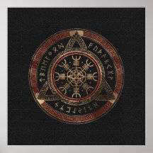 A Leme do Awe Black e Red Leather e do ouro