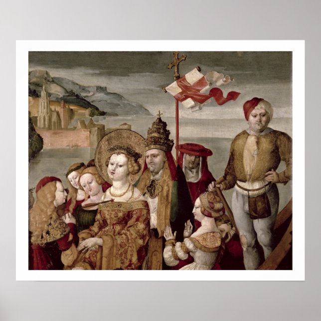 Póster A lenda da Rua. Úrsula, c.1530 (óleo no painel) (Frente)