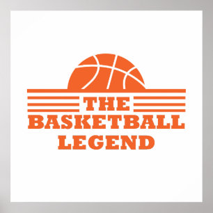 Poster A lenda do basquete para treinador