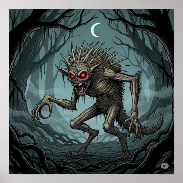 Poster A lenda do Chupacabra (Frente)