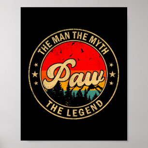 Poster A Lenda do Mito da Pata Vintage Retro