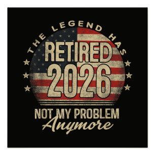 Póster A Lenda se Aposentou 2026 Engraçado